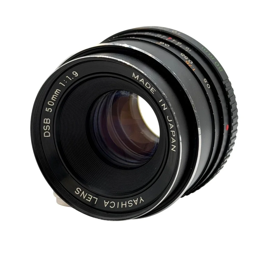 Yashica DSB 50mm f1.9 Prime Lens CY Mount Made in Japan A40324609 Tested GC